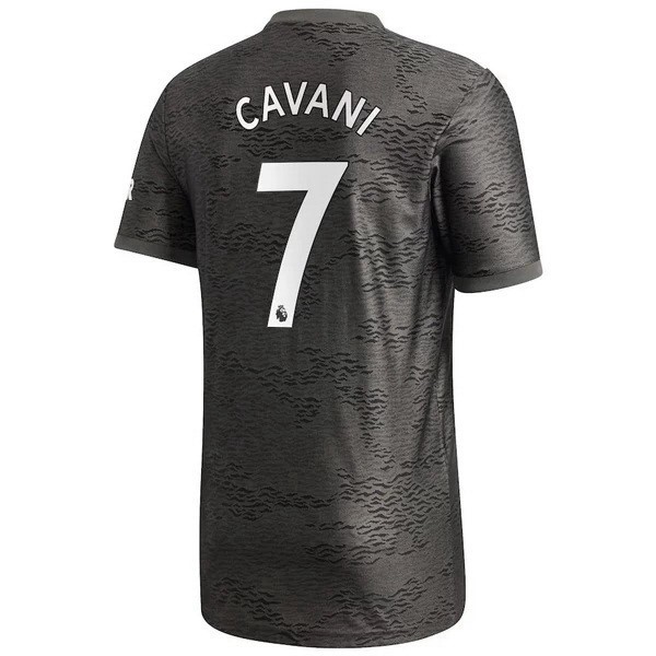 Camiseta Manchester United NO.7 Cavani Segunda equipo 2020-2021 Negro